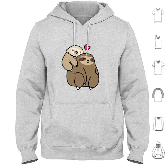 Couple Love Sloths Hoodie product photo 1
