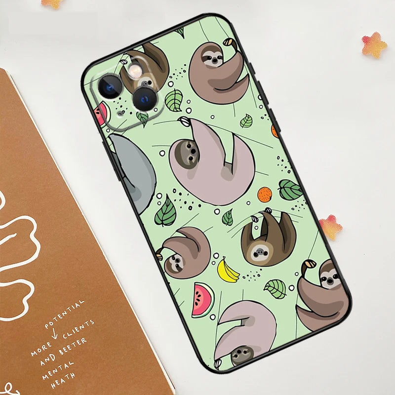 Sloth Phone Case For iPhone