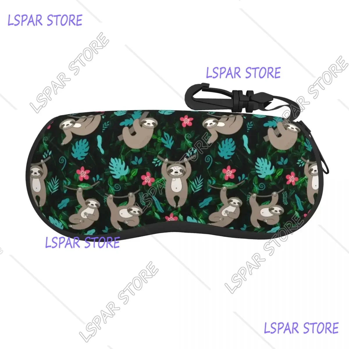 Cute Sloth Pattern Glasses Case