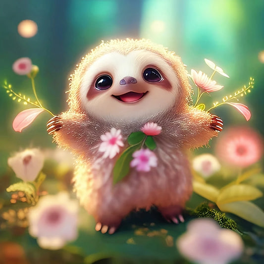 Adorable Sloth Diamond Art Kits