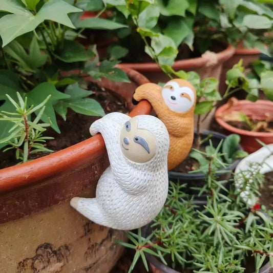 Sloth Hanging Planter Decoration