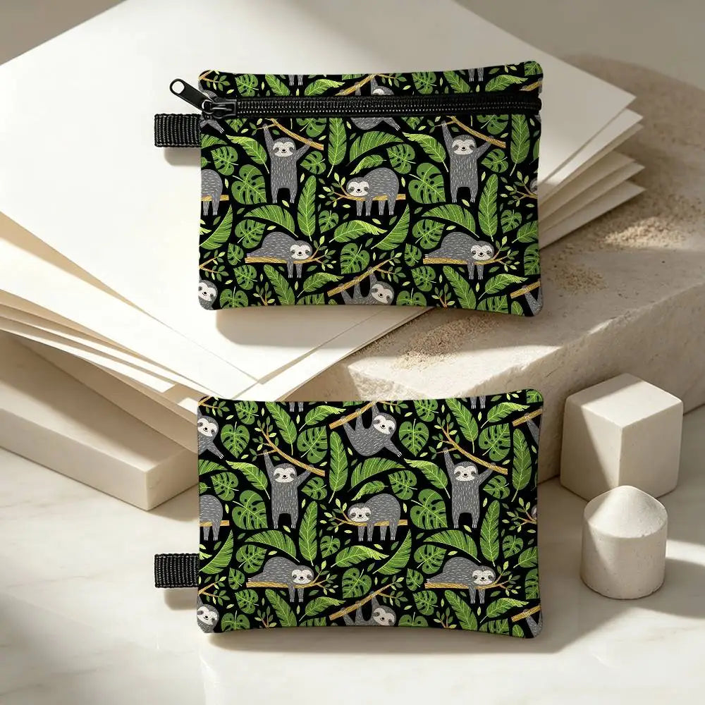 Sloth & Leaves Purse