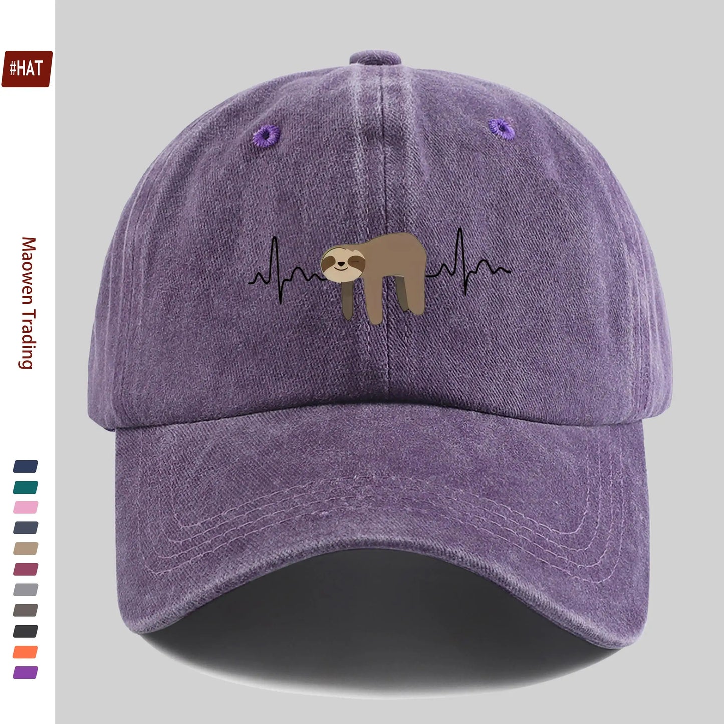 Sloth Print Baseball Cap product photo 10