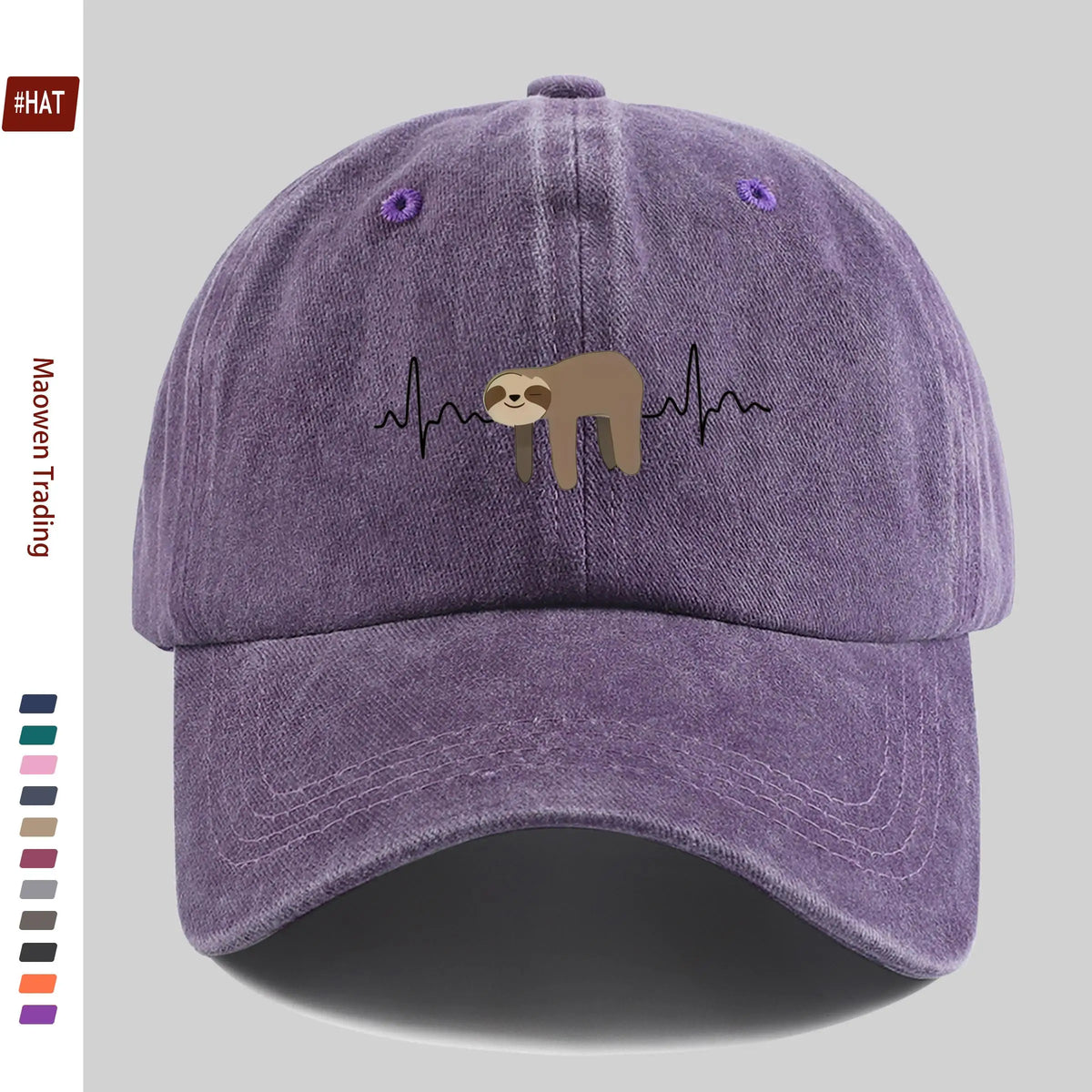 Sloth Print Baseball Cap product photo 10