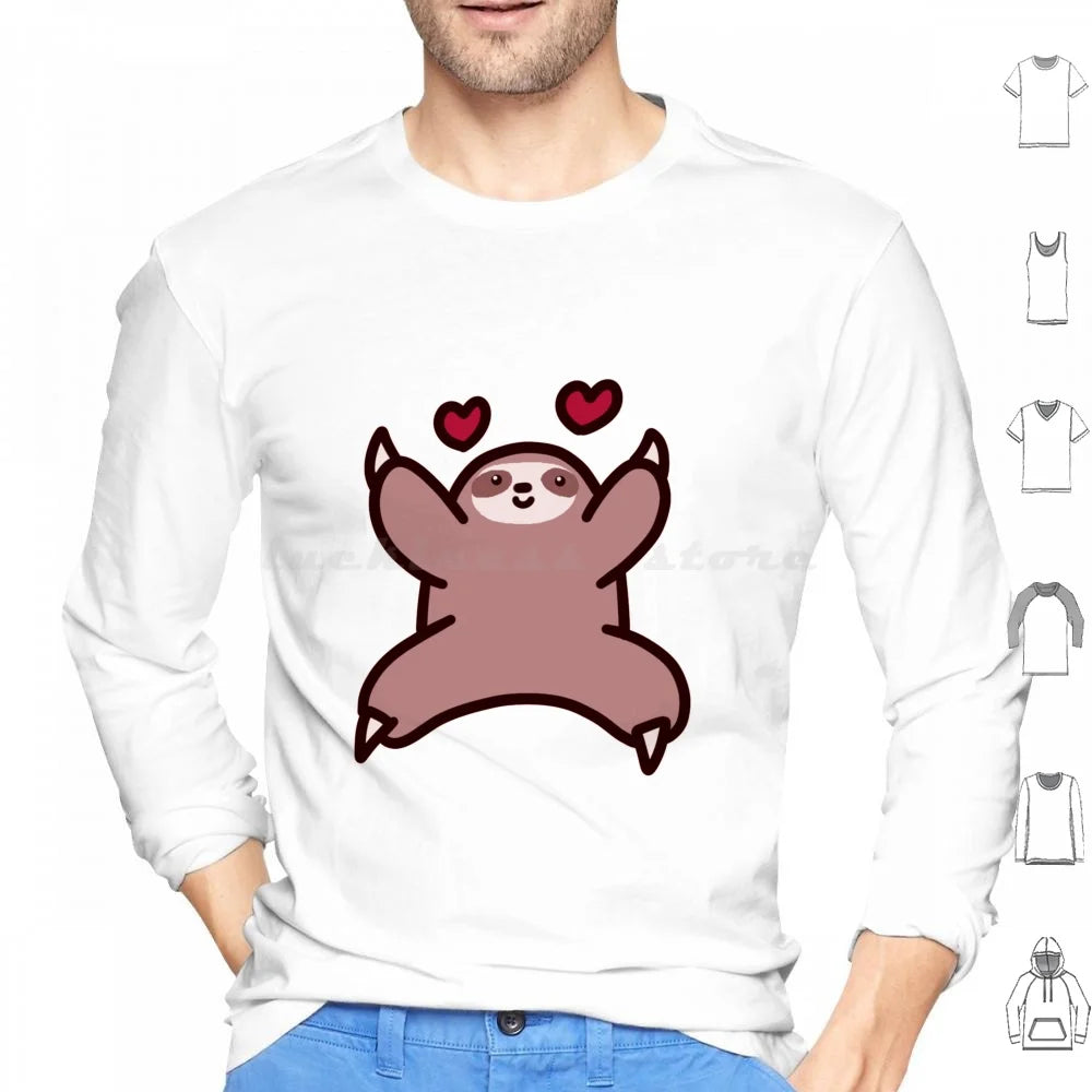 Sloth Love Hoodie and Long Sleeve t-shirts