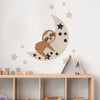 Moon Sloth Sleeping Wall Sticker