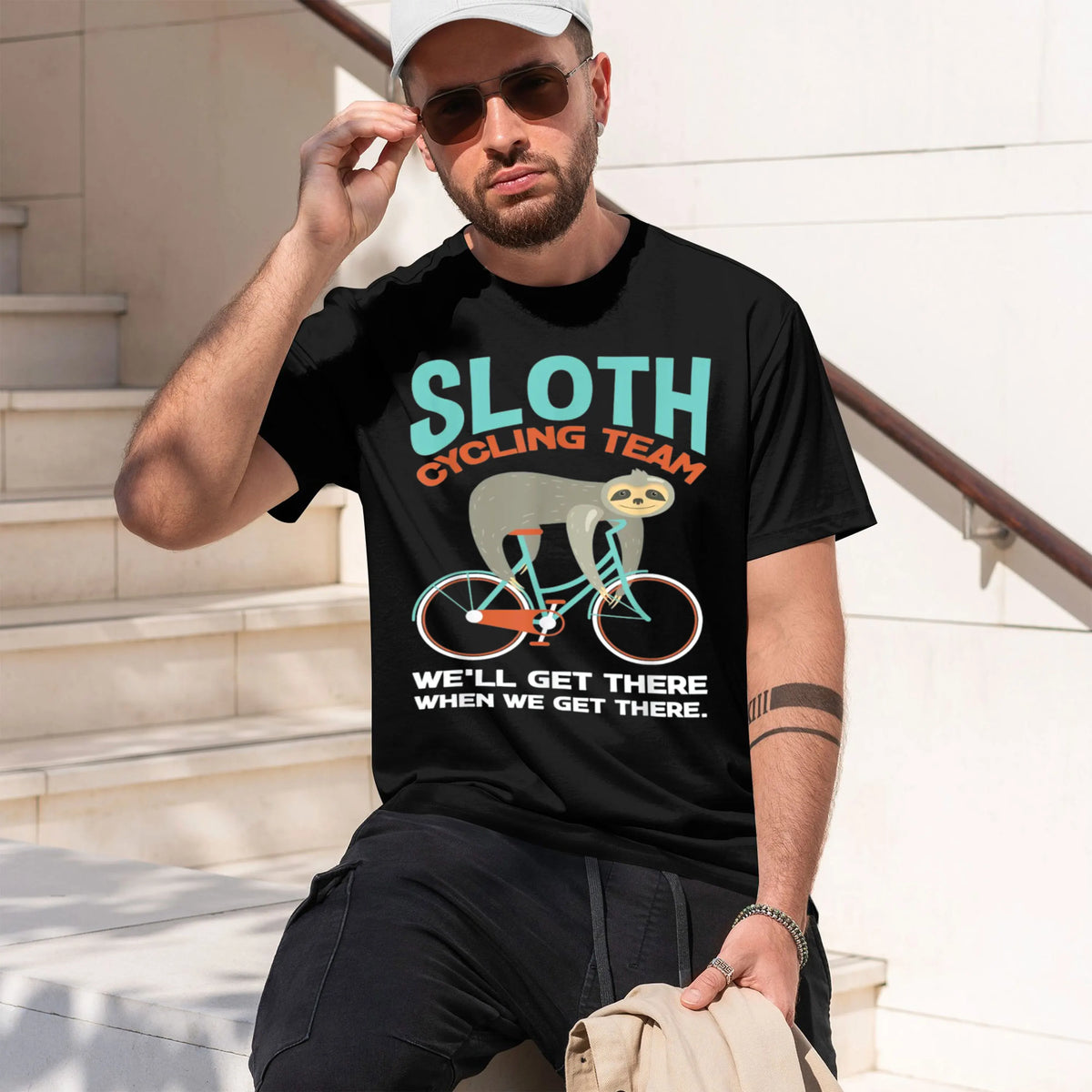 Sloth Cycling Team Sloth T-Shirt