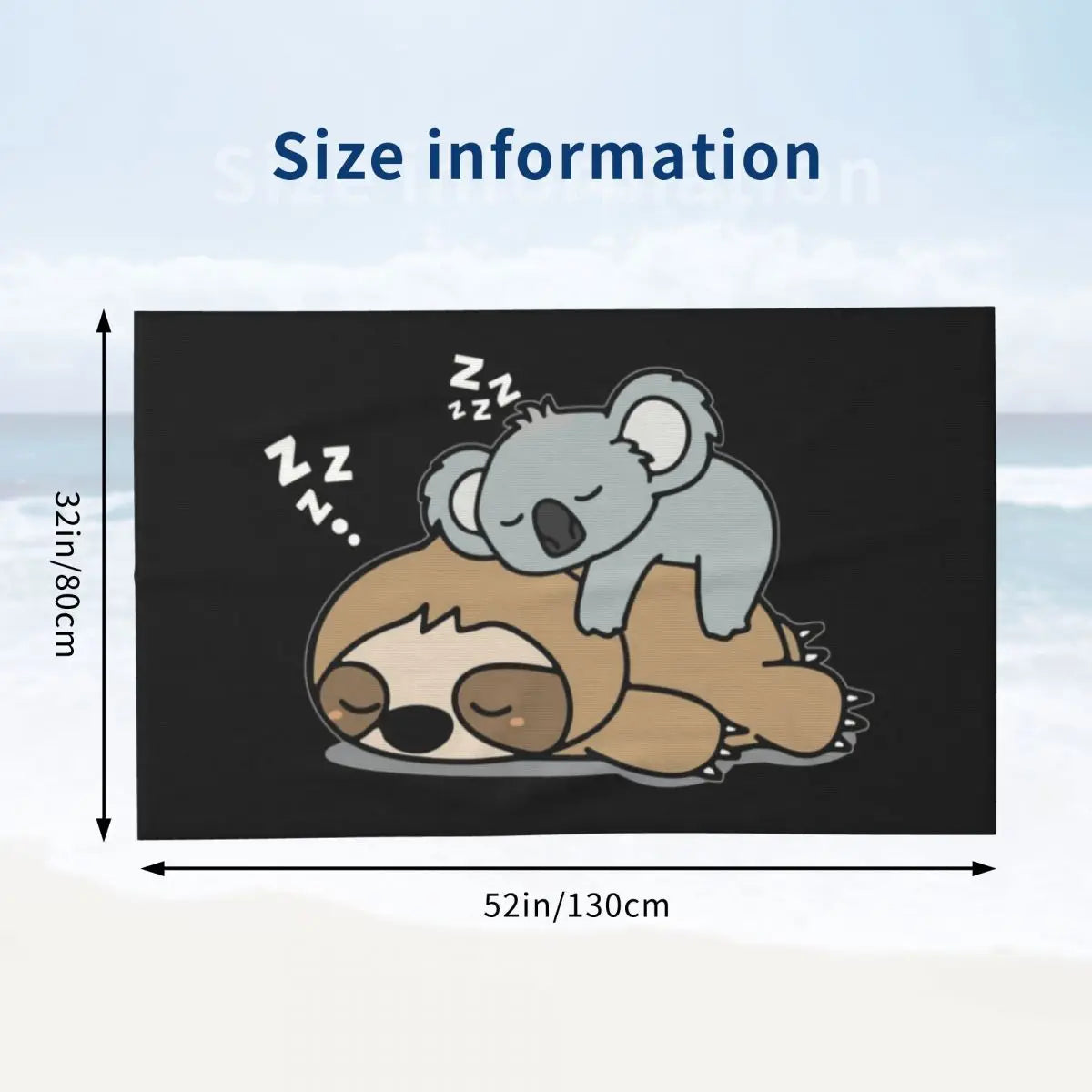 Sloth & Koala Towel