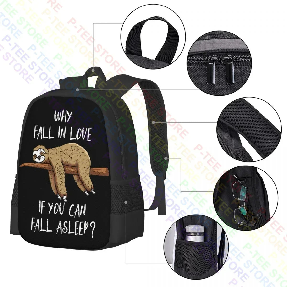 Why Fall In Love Sloth Backpack