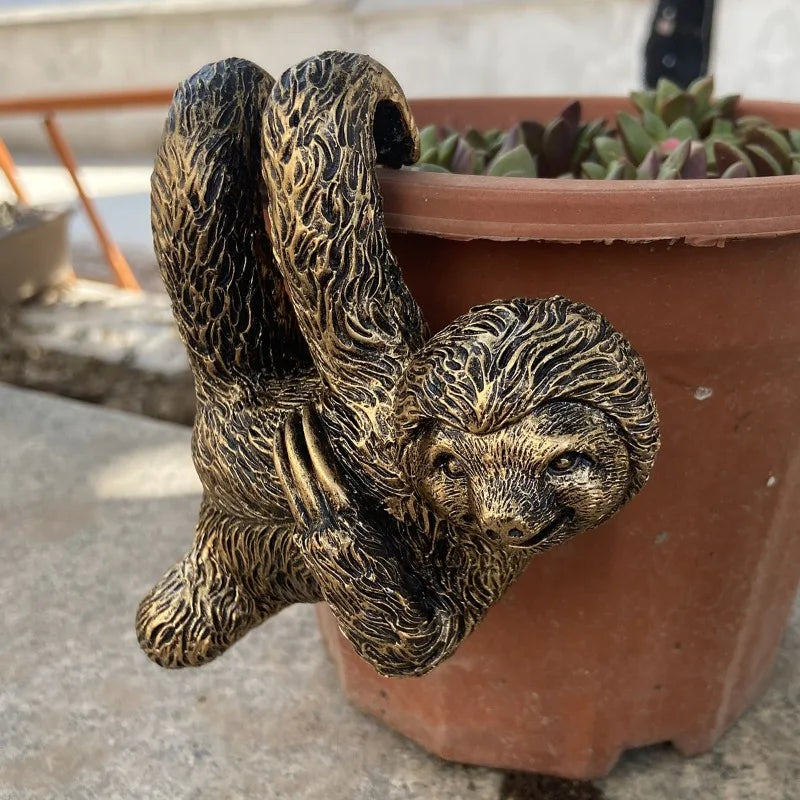 Sloth Figure Plant Pot Hanger