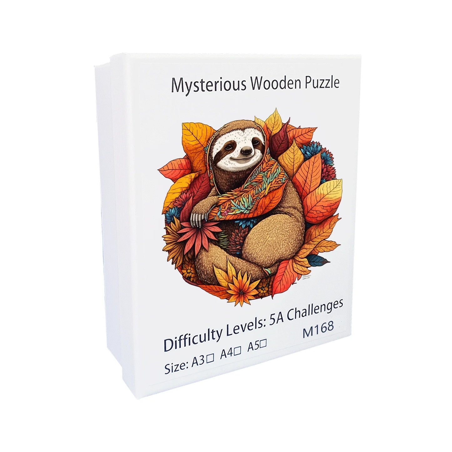 Cute Sloth Wooden Puzzle