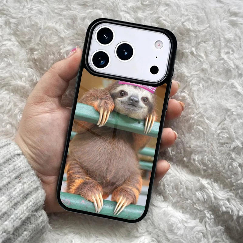 Sitting Sloth iPhone Case