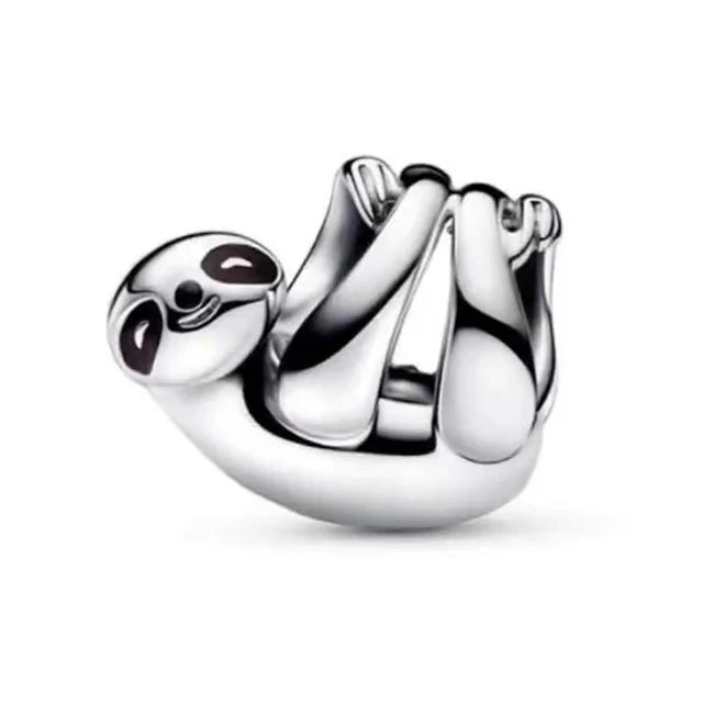 Sterling Silver Hanging Sloth Charm