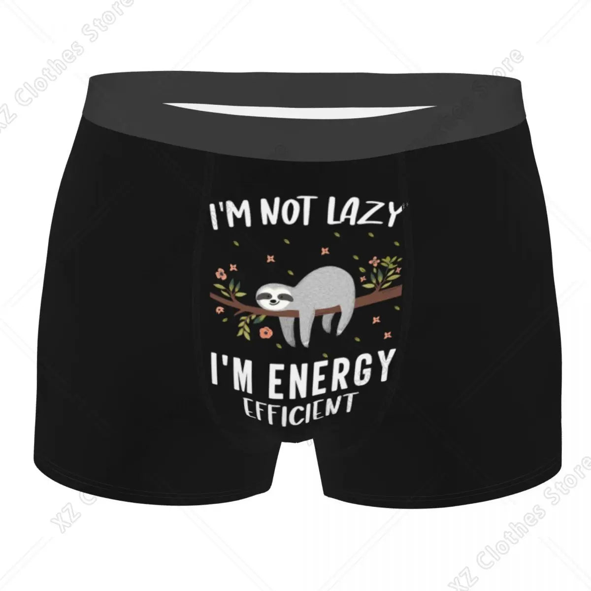 I'm Not Lazy Sloth Boxer Briefs product photo
