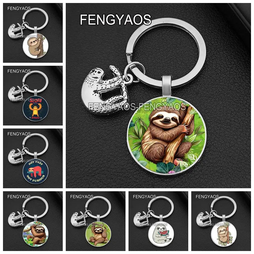 Cute Sloth Keyrings