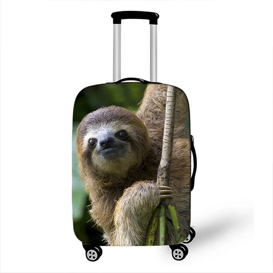 Sloth Print Luggage Cover