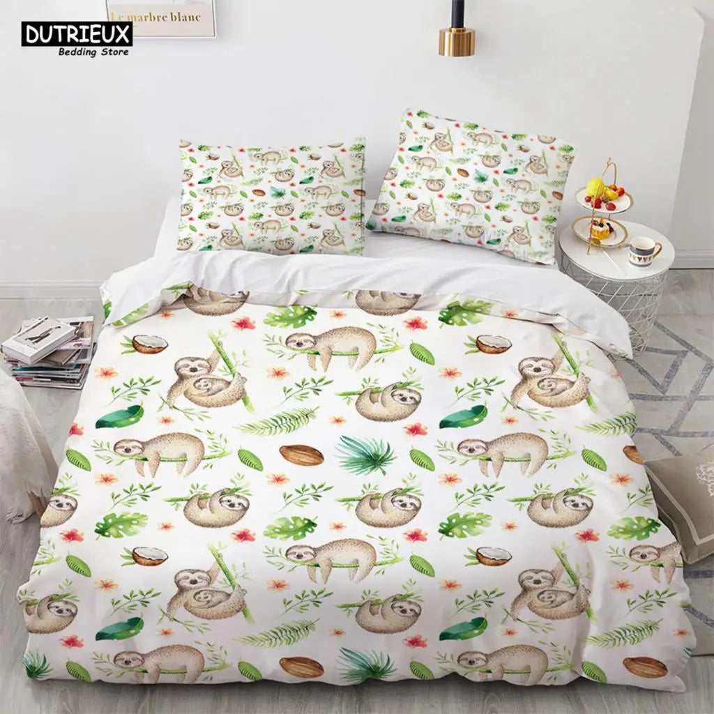 Sloth Bedding Set