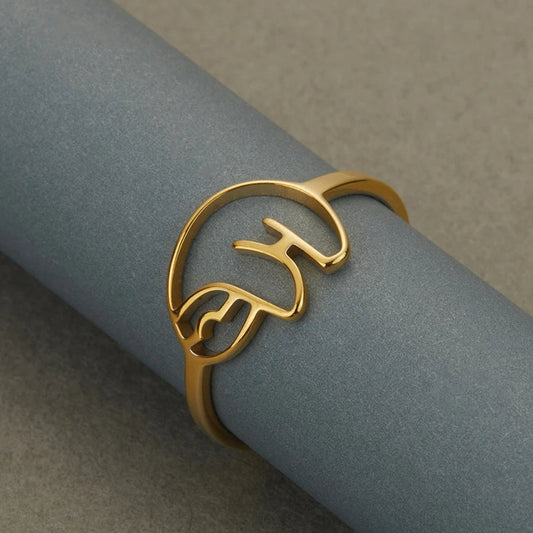 Minimalist Sloth Ring