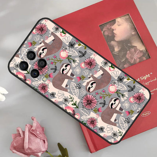 Sloth& Flowers Samsung Phone Case product photo