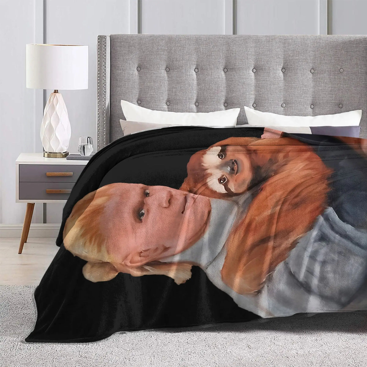 Haaland & Sloth Blanket