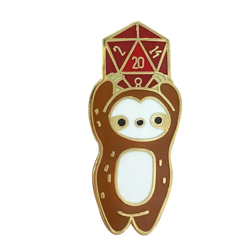 Sloth Pin Badge