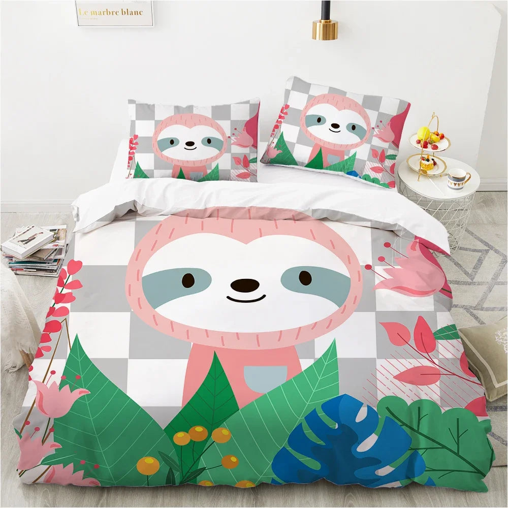 Sloth Bedding Set