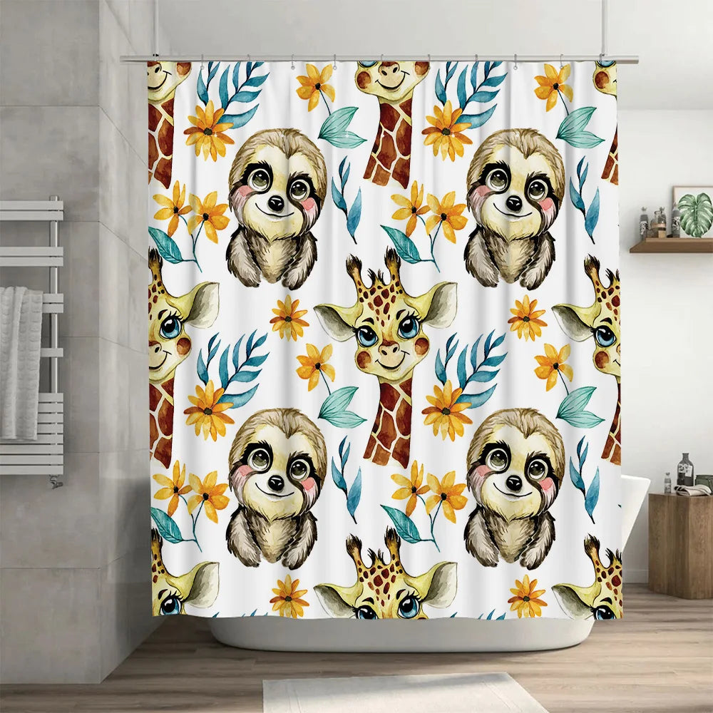 Sloth Shower Curtain