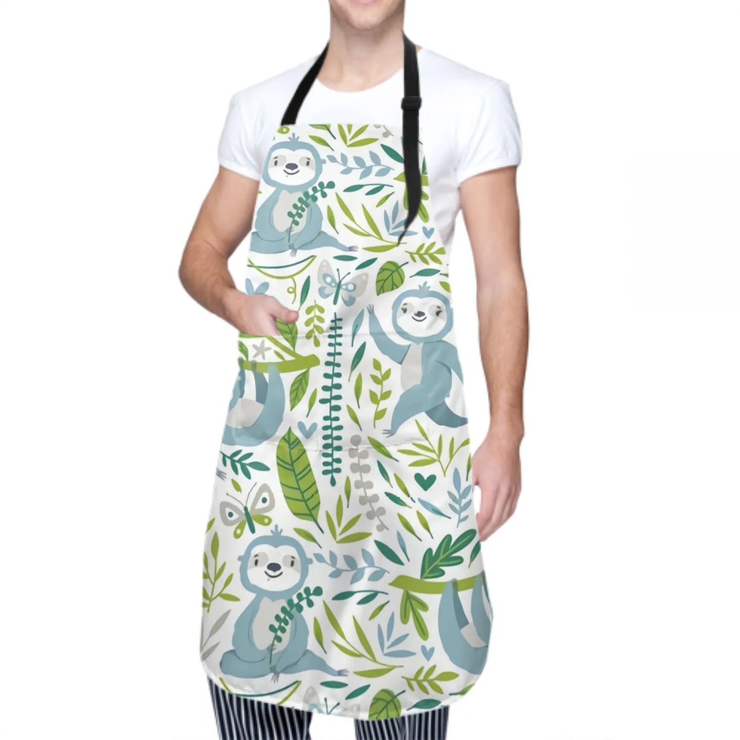 Cute Sloth Waterproof Aprons