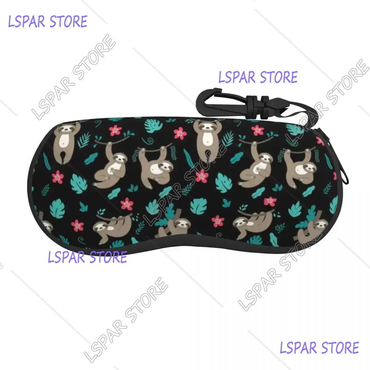 Cute Sloth Pattern Glasses Case