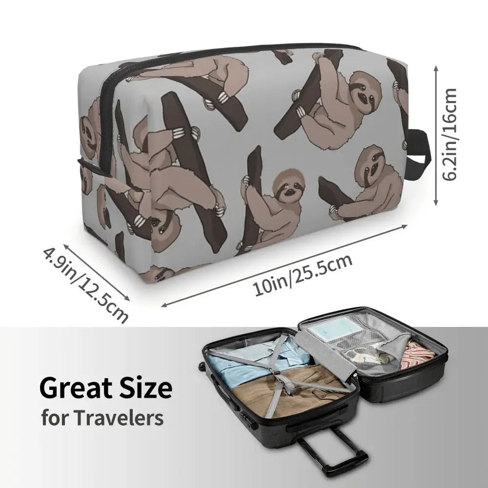 Sloth On A Branch Cosmetic Bag