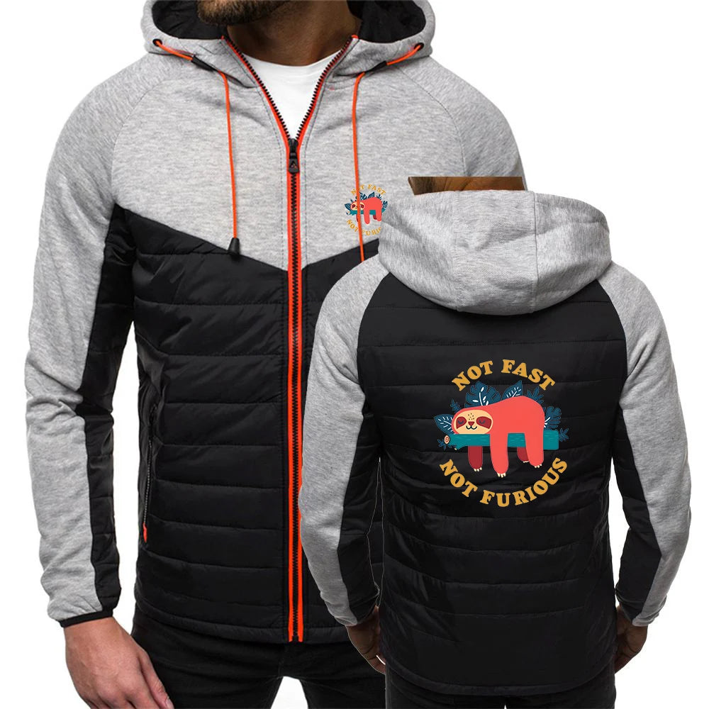 Not Fast Not Furious Sloth Zip Up Jacket