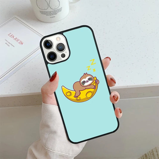 Sloth & Moon iPhone Case