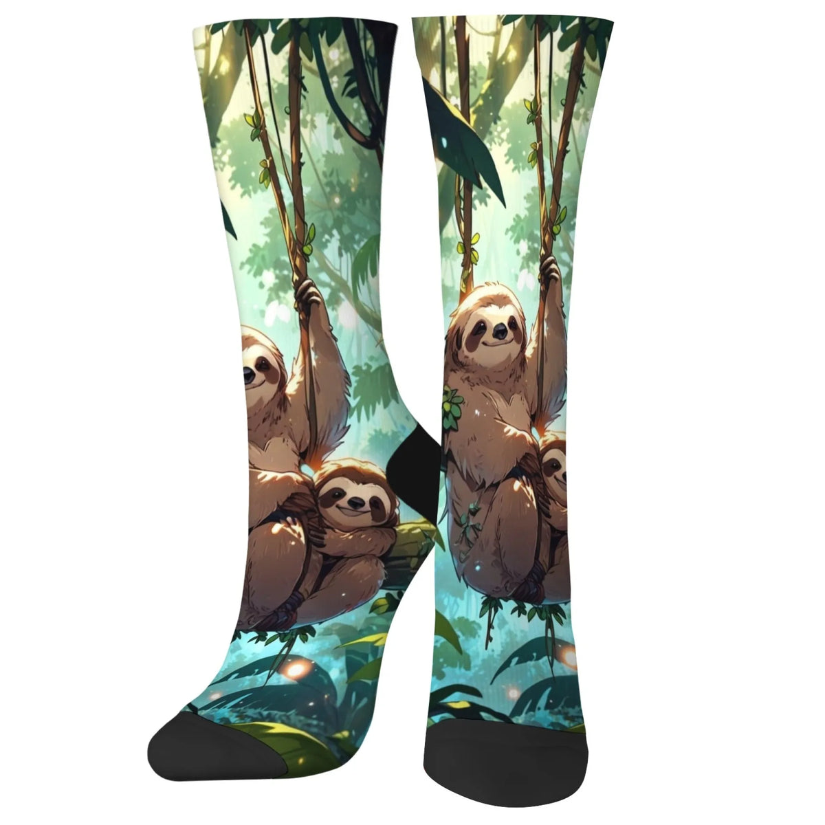 Jungle Sloth Socks