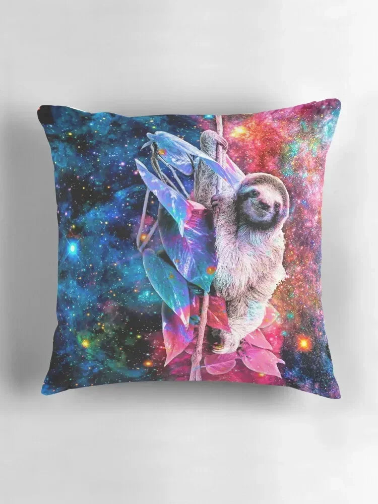 Space Sloth Cushion Cover