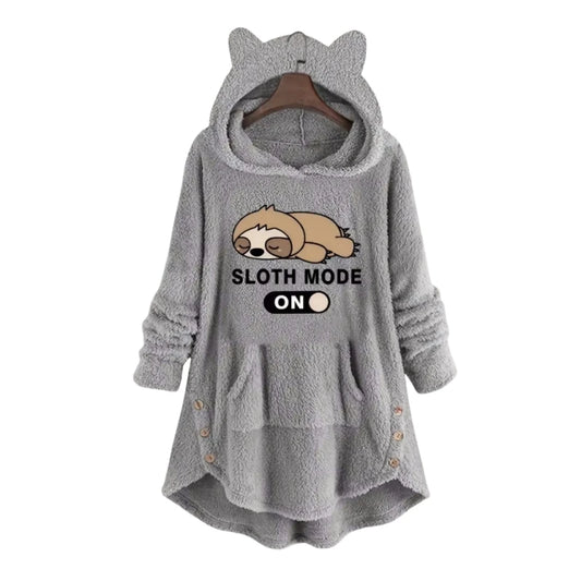 Sloth Mode On Hoodie