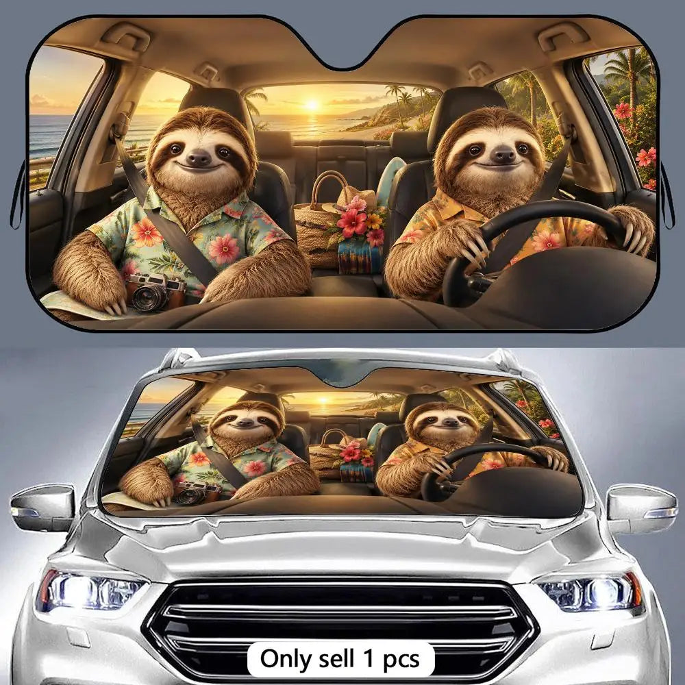 Sloth Car Sunshade