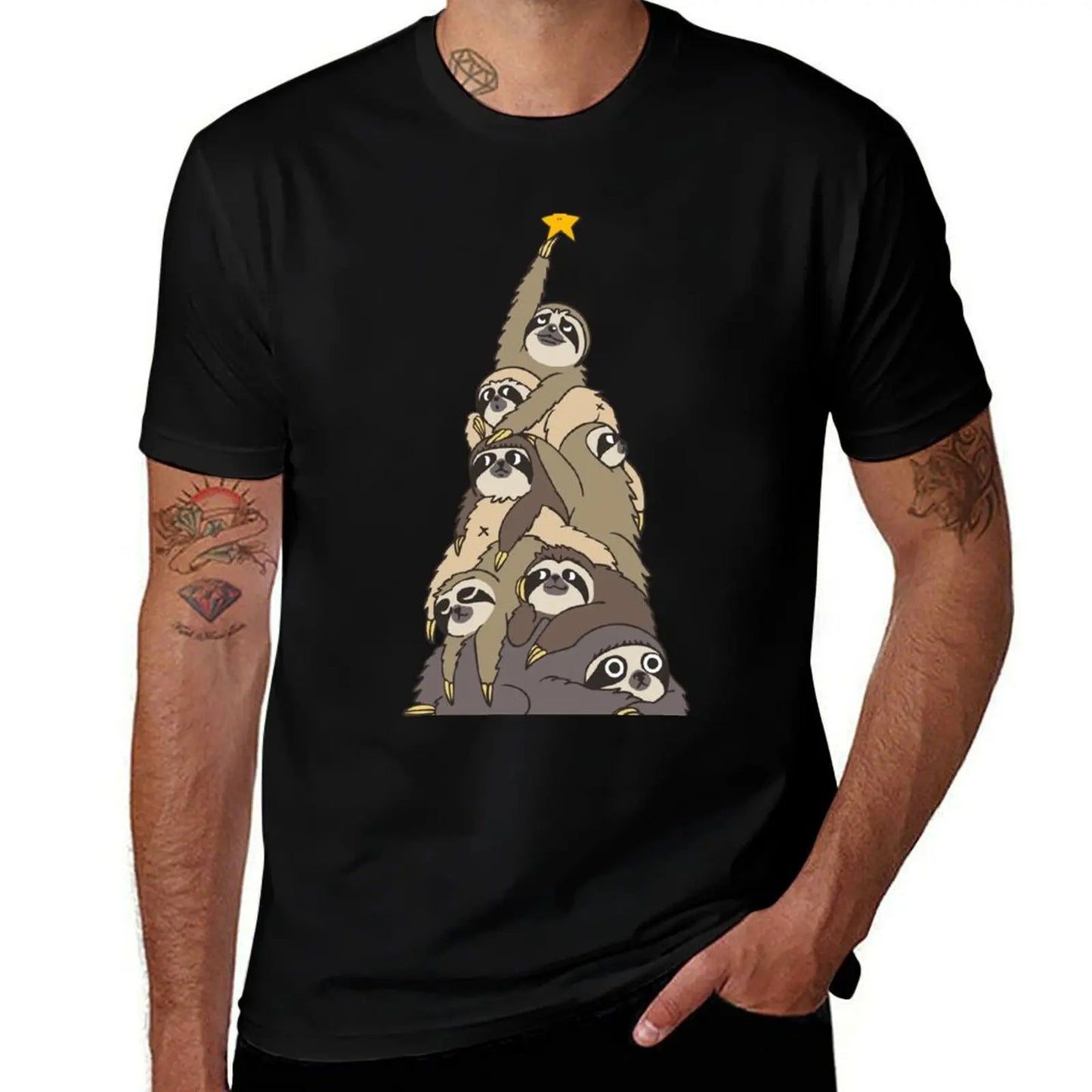 Christmas Tree Sloths T-Shirt