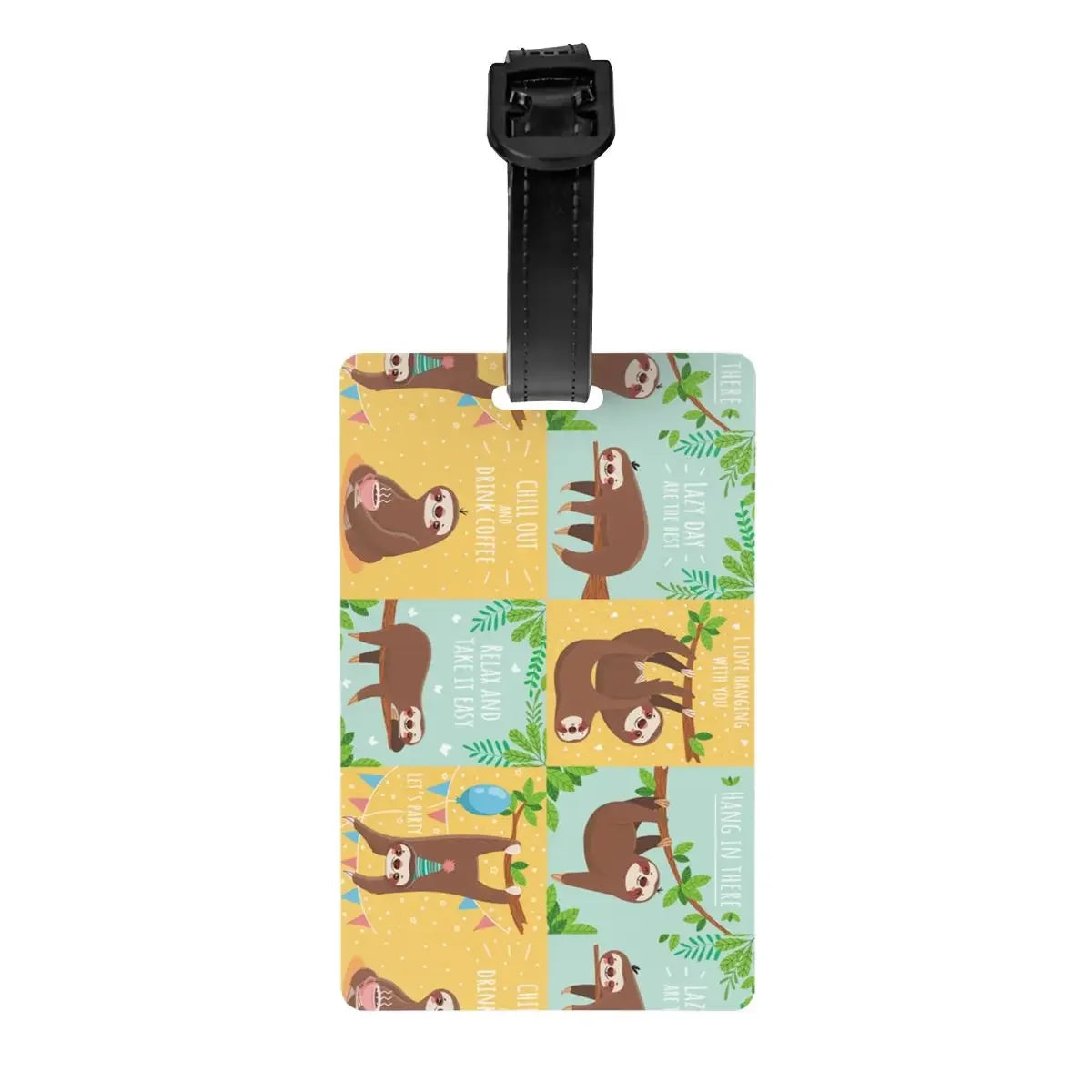 Sloth Luggage Tag