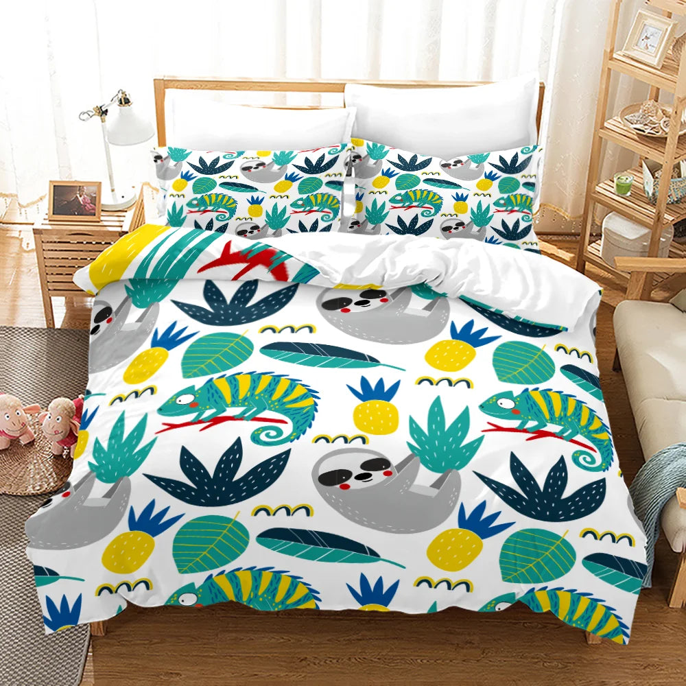 Sloth Duvet Cover Set