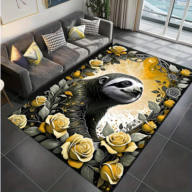 Sloth Floral Carpet