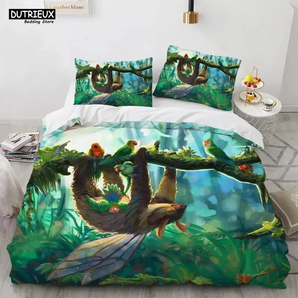 Sloth Bedding Set