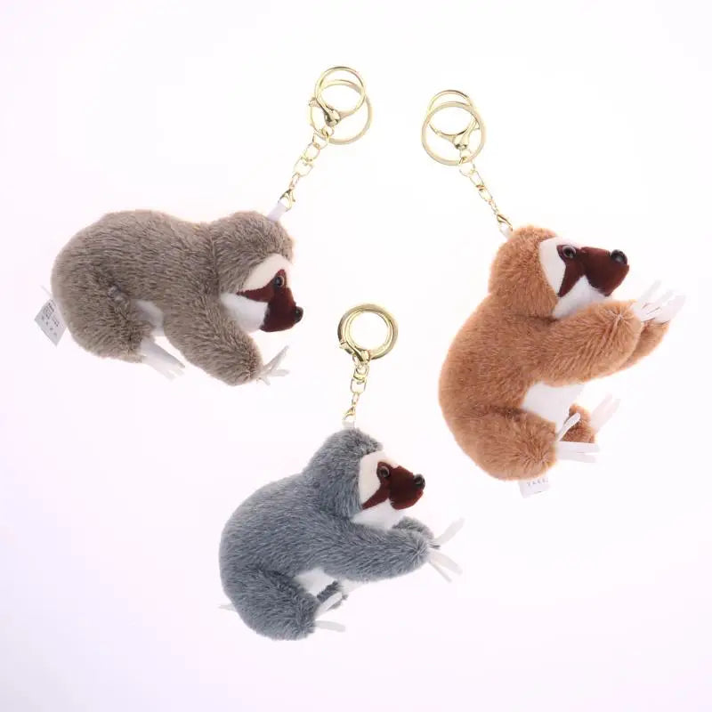 Sloth Plush Keyring