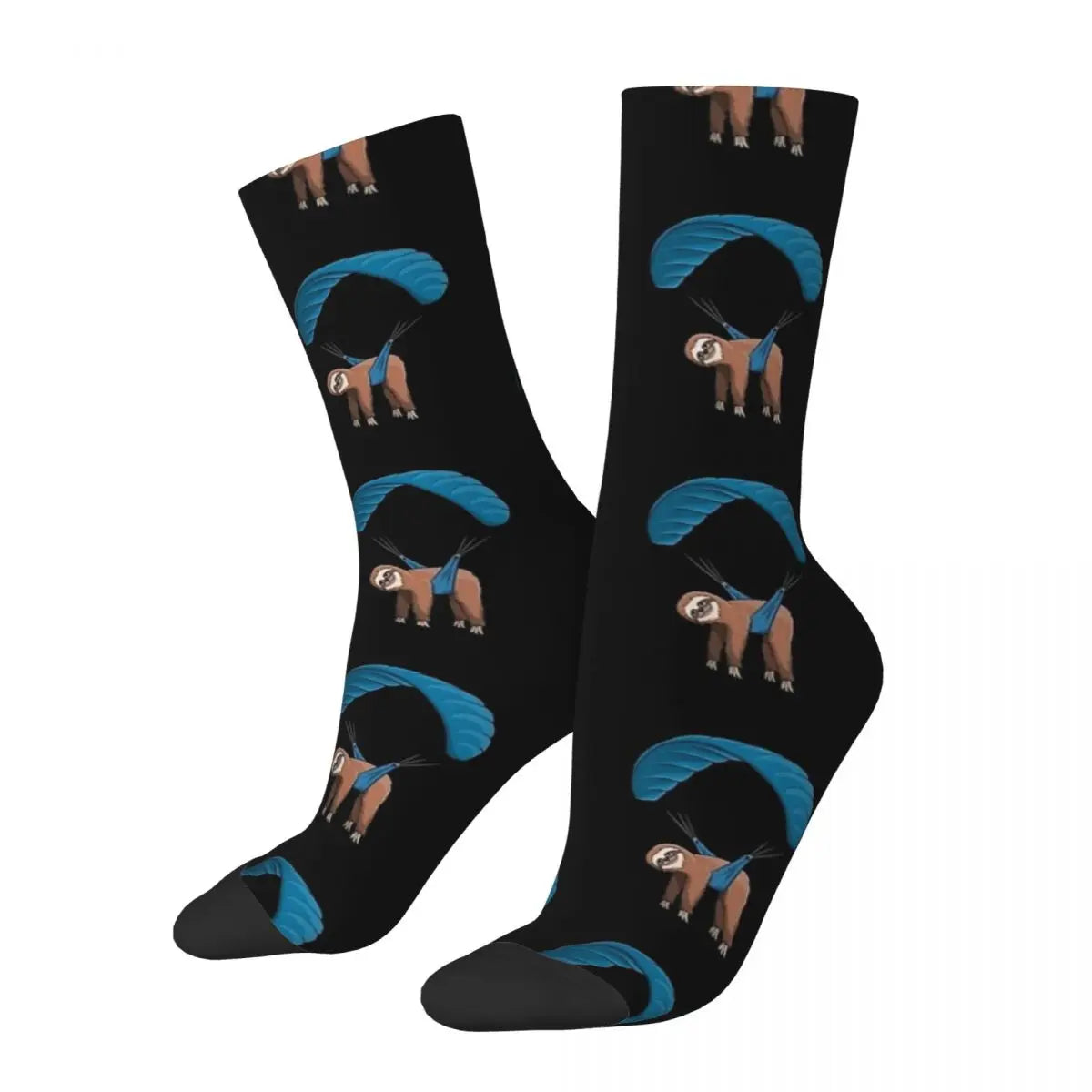 Paragliding Flying Sloth Socks