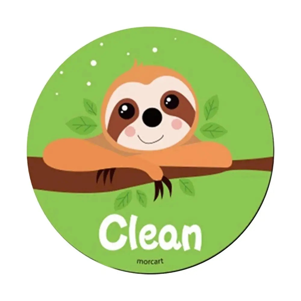 Sloth Clean / Dirty Sign Reversible Dishwasher Sticker