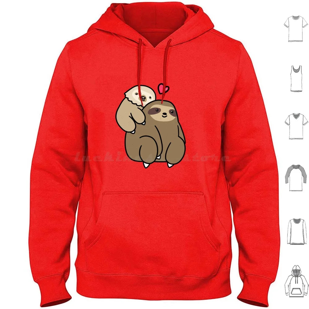 Couple Love Sloths Hoodie