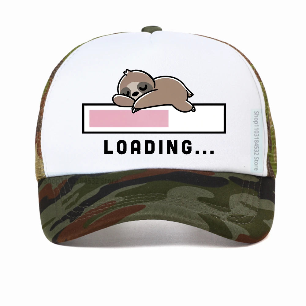 Loading Sloth Baseball Cap