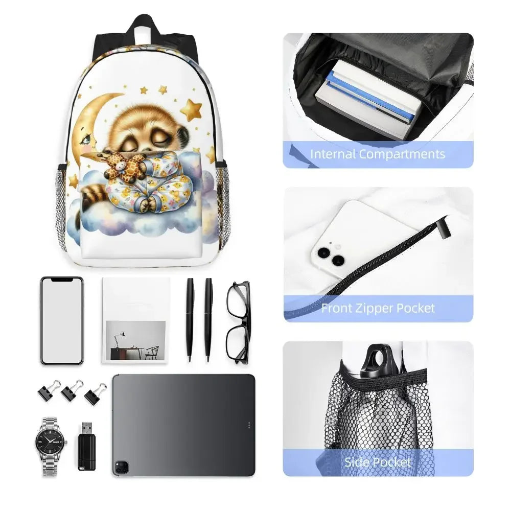 Baby Sloth With Moon & Stars Backpack