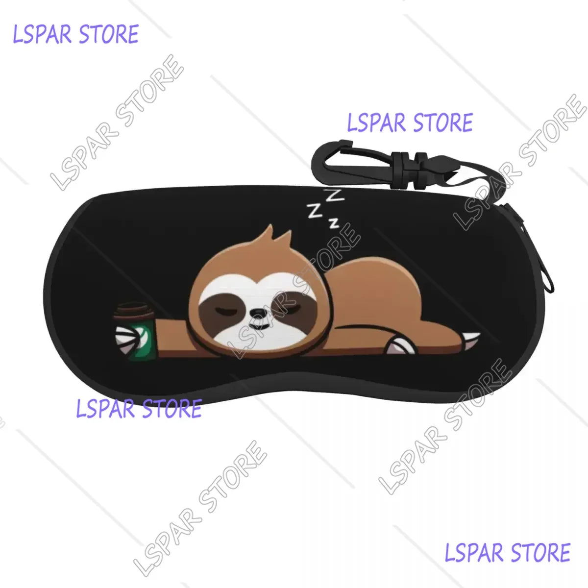 Cute Sloth Pattern Glasses Case