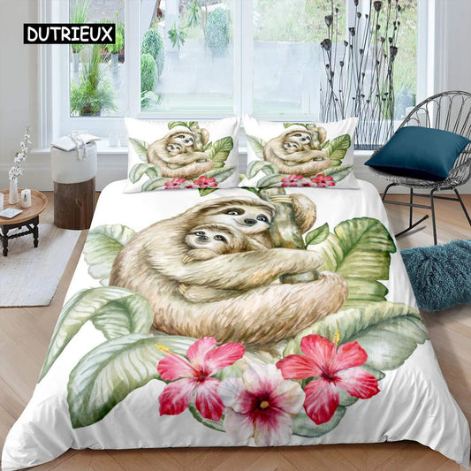 Sloth Duvet Cover Set