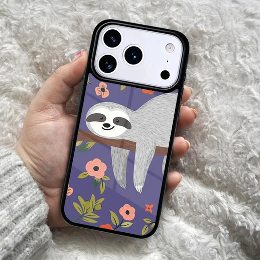 Sloth Laying Down iPhone Case